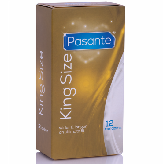 PASANTE - CONDONES KING MS LARGO Y ANCHO 12 UNIDADES