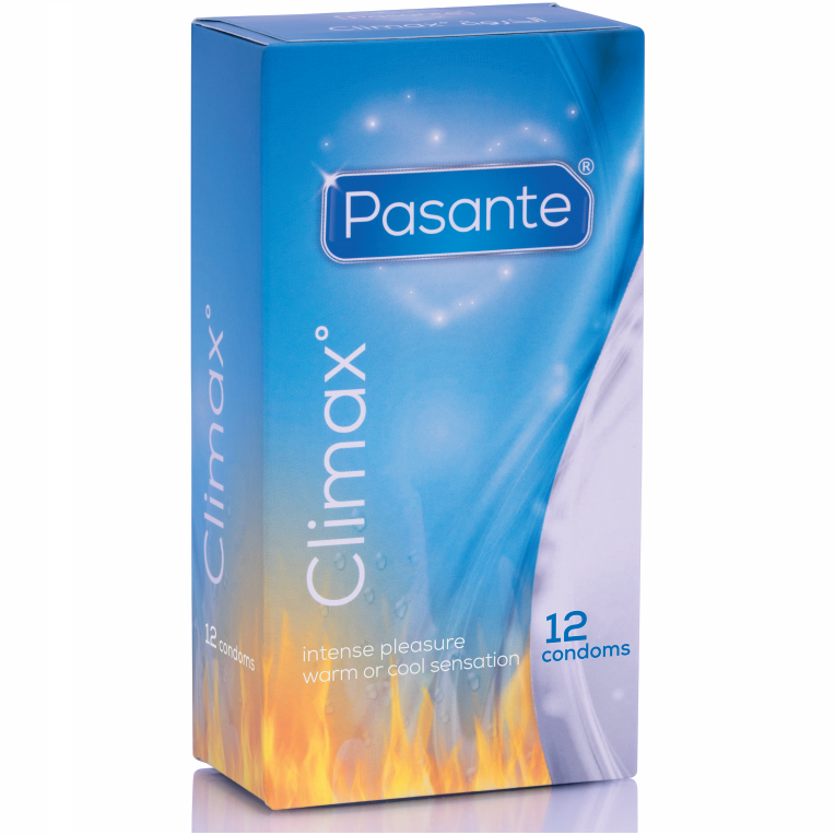 PASANTE - CLIMAX 6 EFECTO CALOR + 6 EFECTO FRÍO / 12 UNIDADES