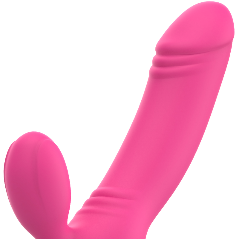 OHMAMA - VIBRADOR DOBLE ESTIMULACIÓN BIX EDICIÓN NAVIDEÑA ROSA