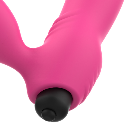 OHMAMA - VIBRADOR DOBLE ESTIMULACIÓN BIX EDICIÓN NAVIDEÑA ROSA