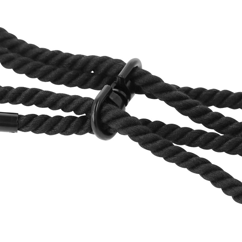 DARKNESS - 100% COTTON ROPE HANDCUFFS OR ANKLE HANDCUFFS