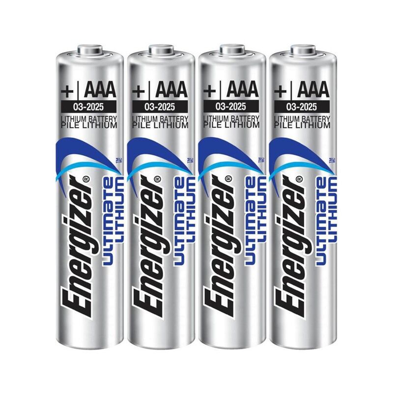 ENERGIZER - ÚLTIMAS PILAS DE LITIO AAA L92 LR03 1,5V *4