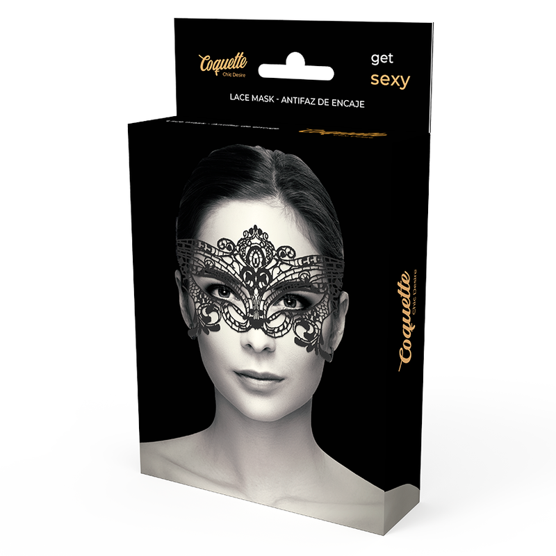 COQUETTE CHIC DESIRE - MASCARILLA DE ENCAJE NEGRA