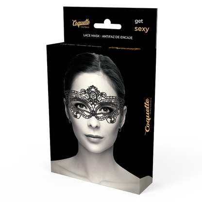 COQUETTE CHIC DESIRE - MASCARILLA DE ENCAJE NEGRA