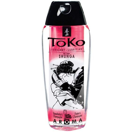 SHUNGA - AROMA LUBRICANTE TOKO FRESA Y CHAMPÁN