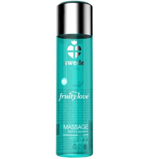 SWEDE - FRUITY LOVE ACEITE DE MASAJE EFECTO CALOR GROSELLERA NEGRA Y LIMA 60 ML