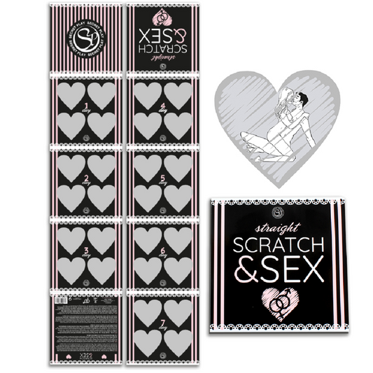 SECRETPLAY - JUEGO SCRATCH &amp; SEX PARA PAREJAS HETEROSEXUALES (ES/EN/FR/PT/DE)