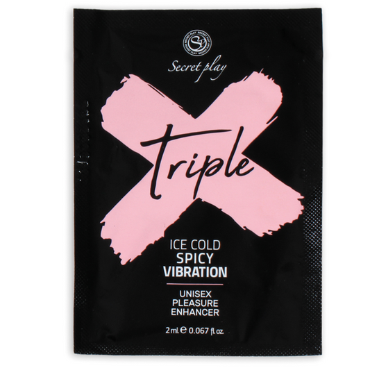 SECRETPLAY - INTENSIFICADOR DE PLACER TRIPLE X DOSIS ÚNICA