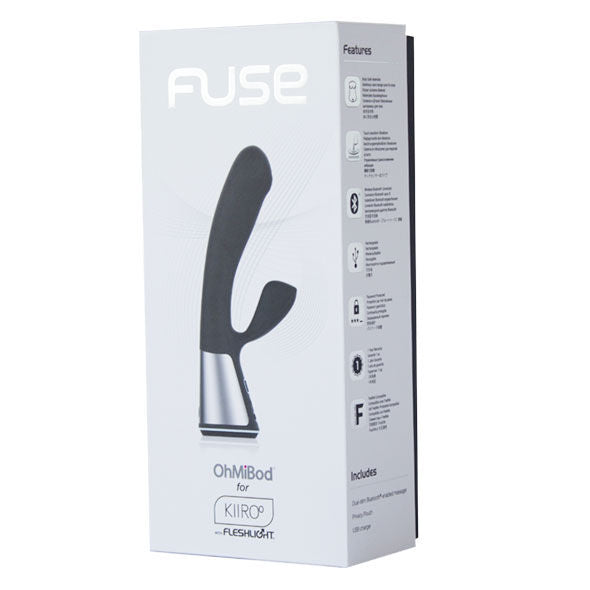 KIIROO - CONTROL REMOTO CON APLICACIÓN OHMIBOD FUSE NEGRO