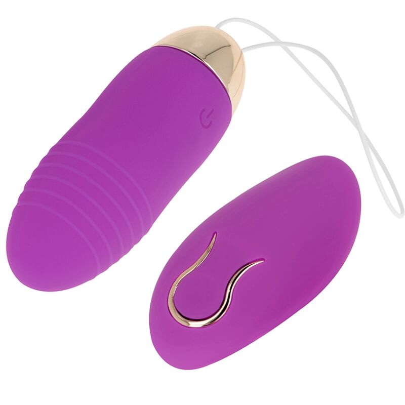 OHMAMA - HUEVO VIBRADOR CONTROL REMOTO 10 VELOCIDADES MORADO