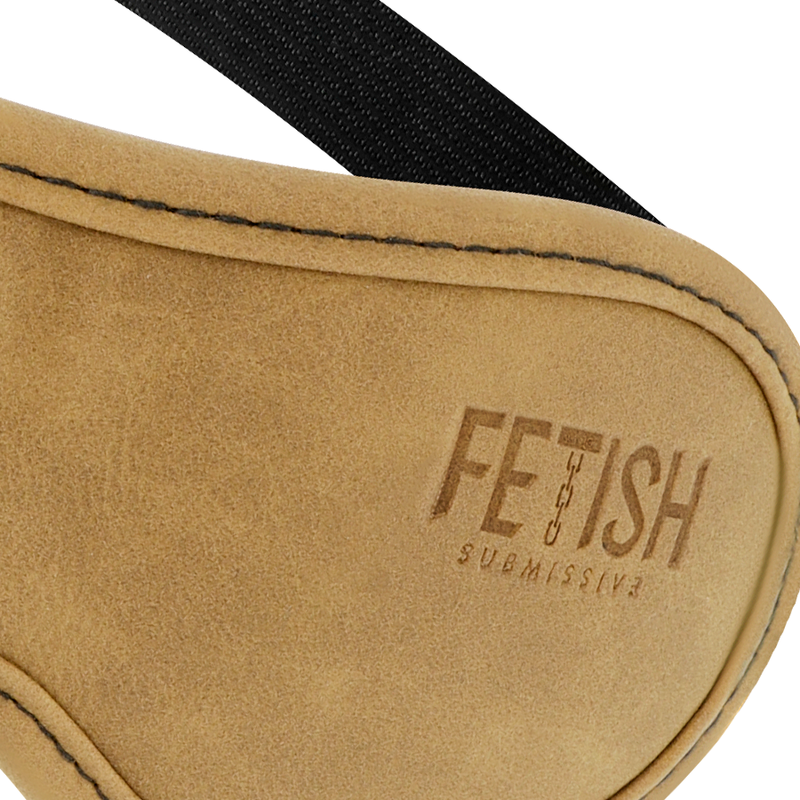 FETISH SUBMISSIVE ORIGEN - VEGAN LEATHER MASK WITH NEOPRENE LINING