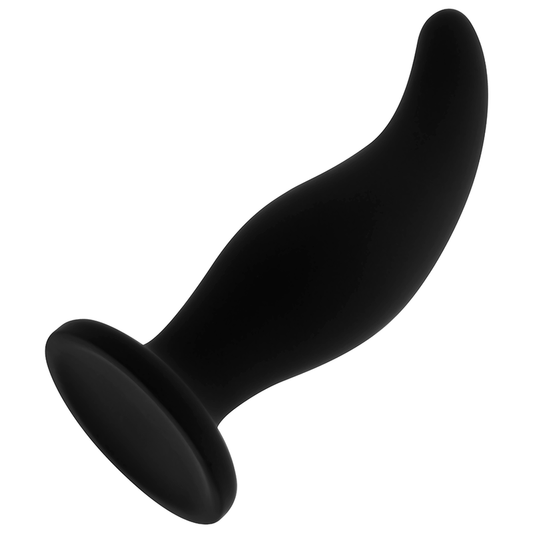 OHMAMA - PLUG ANAL CURVO DE SILICONA PUNTA P 12 CM