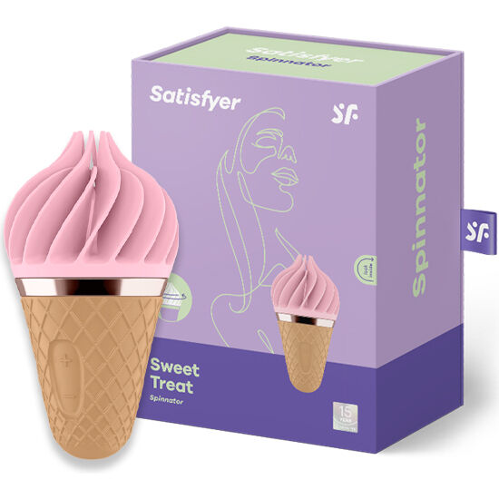 SATISFYER - SWEET TREAT SPINNATOR BROWN & PINK