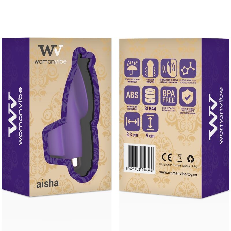 WOMANVIBE - AISHA SILICONE STIMULATOR FINGER