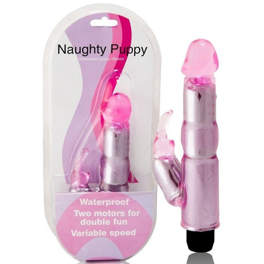 BAILE - VIBRADOR CON ESTIMULADOR AJUSTABLE ROSA