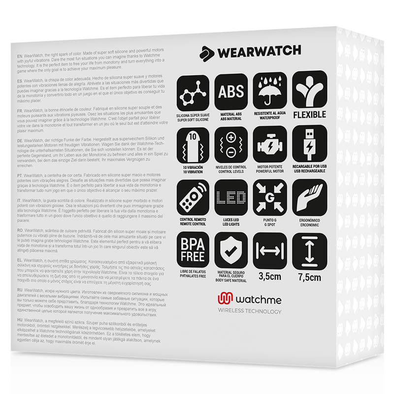 WEARWATCH - TECNOLOGÍA WATCHME DE CONTROL REMOTO DE HUEVO AGUA DE MAR / JET