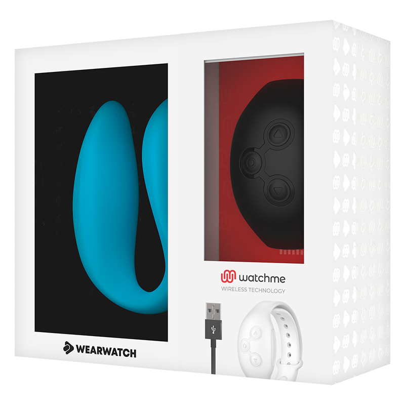 WEARWATCH - WATCHME TECNOLOGÍA DUAL VIBRADOR INDIGO / JET