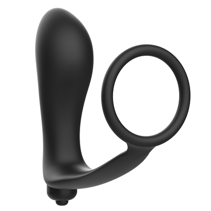 ADDICTED TOYS - VIBRATORY ANAL PLUG WITH PENIS RING