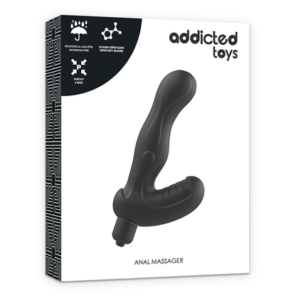 ADDICTED TOYS - P-SPOT VIBE SILICONE PROSTATE ANAL STIMULATOR